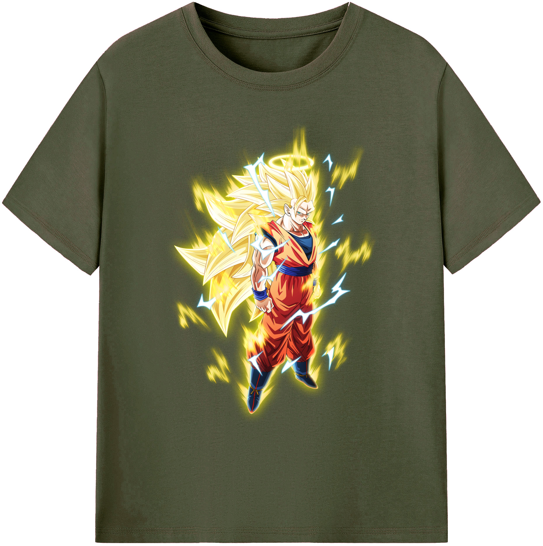 （画像用） ドラゴンボール 孫悟空（そん ごくう）Son Goku カカロット DRAGON BALL Kakarotto 綿100％ メンズ半袖Tシャツ｜肌触りやわらか＆通気性